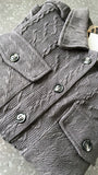Charcoal Cable Knit Shacket