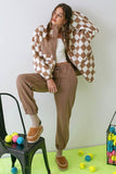 Checked Out Fleece Jacket