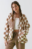 Checked Out Fleece Jacket