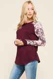 Delilah Raglan Top - Curvy