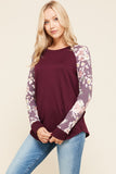 Delilah Raglan Top - Curvy