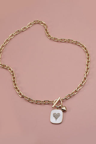 Heart Toggle Necklace