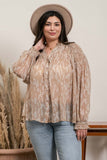 Autumn Breeze Sheer Top