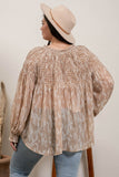 Autumn Breeze Sheer Top