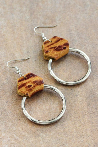 Silver Ring Earrings