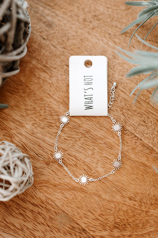 Starburst Bracelet In Silver