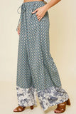 Wide Leg Pants - Blue