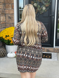 Fall Feels Printed Dress