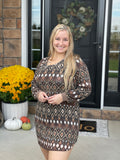 Fall Feels Printed Dress
