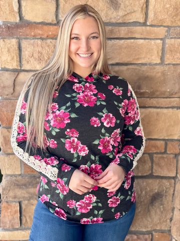 Kenzie Floral Hoodie