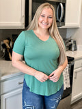 Classic Everyday Tee - Dusty Green