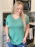 Classic Everyday Tee - Dusty Green