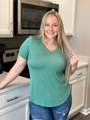 Classic Everyday Tee - Dusty Green