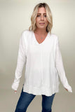 Front Seam Light Knit Sweater - 4 Colors!