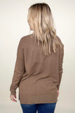 Front Seam Light Knit Sweater - 4 Colors!
