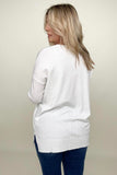 Front Seam Light Knit Sweater - 4 Colors!