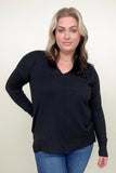 Front Seam Light Knit Sweater - 4 Colors!